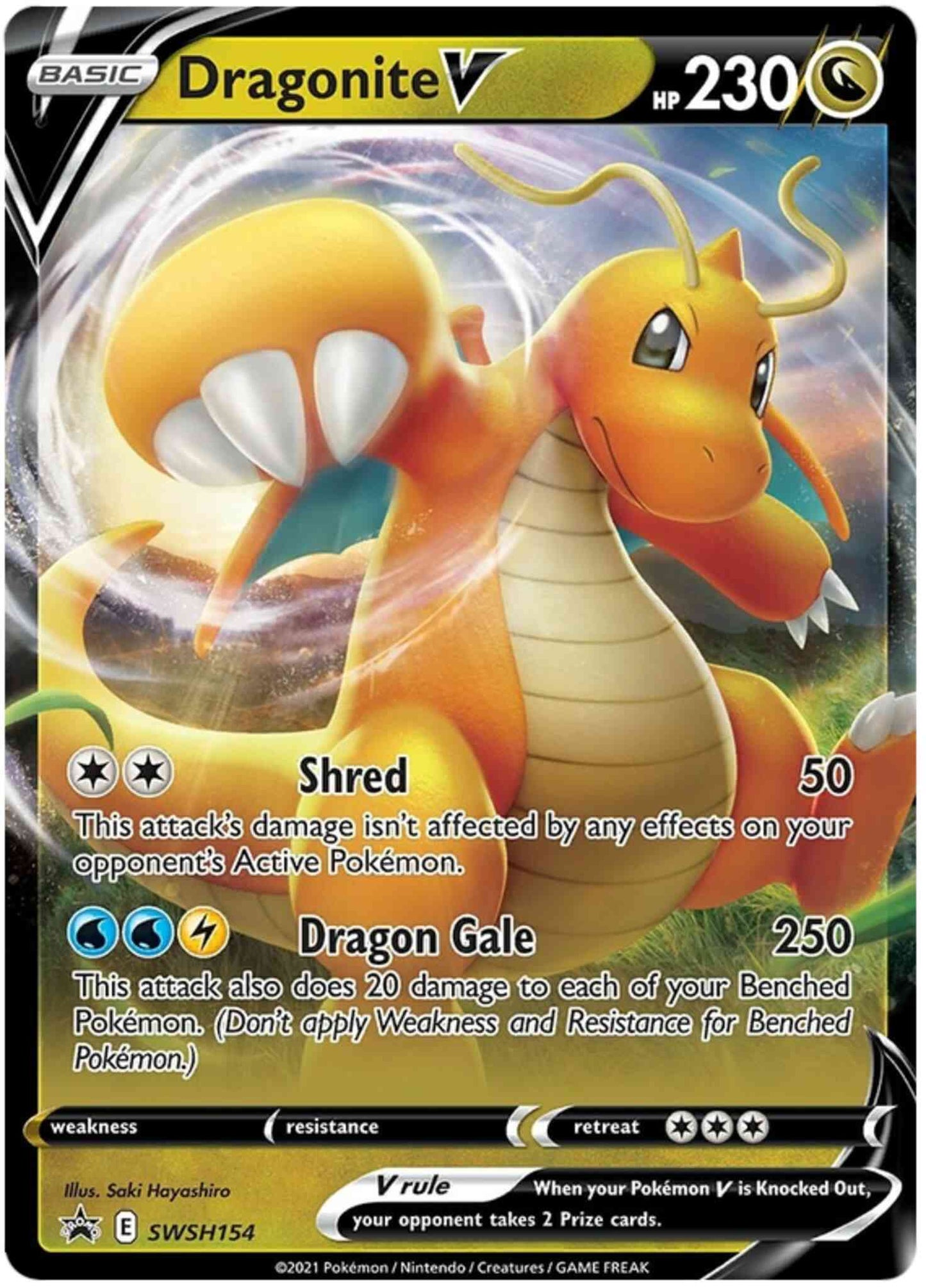 Dragonite V - SWSH154 - Promo [SWSHP-SWSH154] [Ultra]