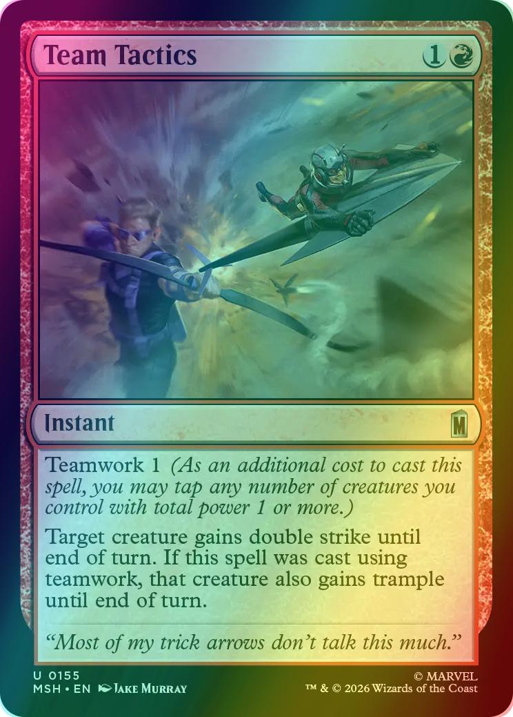 Team Tactics [155] [Marvel Super Heroes] [Foil]