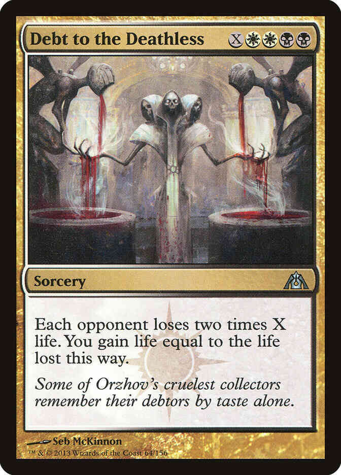 Debt to the Deathless [64] [Dragon's Maze] [Non-Foil]