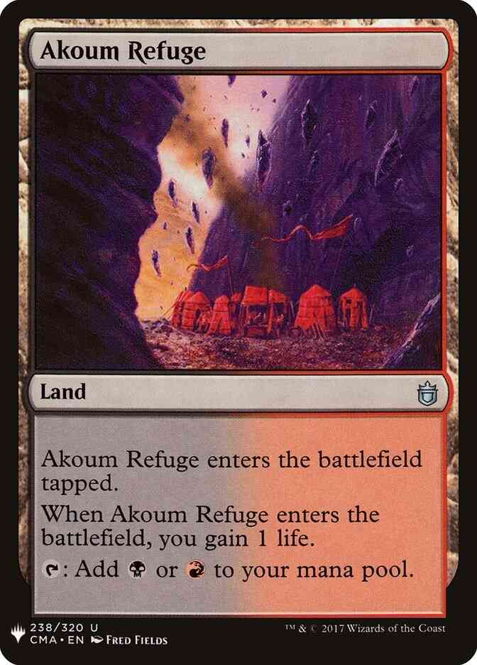 Akoum Refuge [CMA-238] [The List] [Non-Foil]