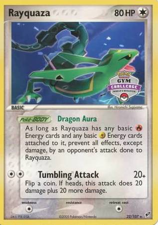 Rayquaza - 22/107 - Promo [Gym Challenge 2004-05] [EX8MSP-22] [Non-Holo]