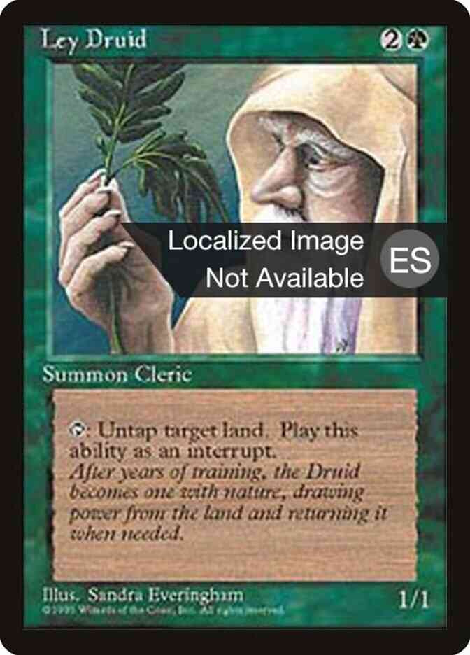 Ley Druid - Portuguese [256] [Fourth Edition Black Border: Portuguese] [Non-Foil]