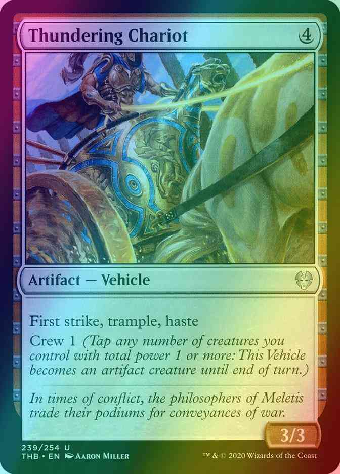 Thundering Chariot [239] [Theros Beyond Death] [Foil]