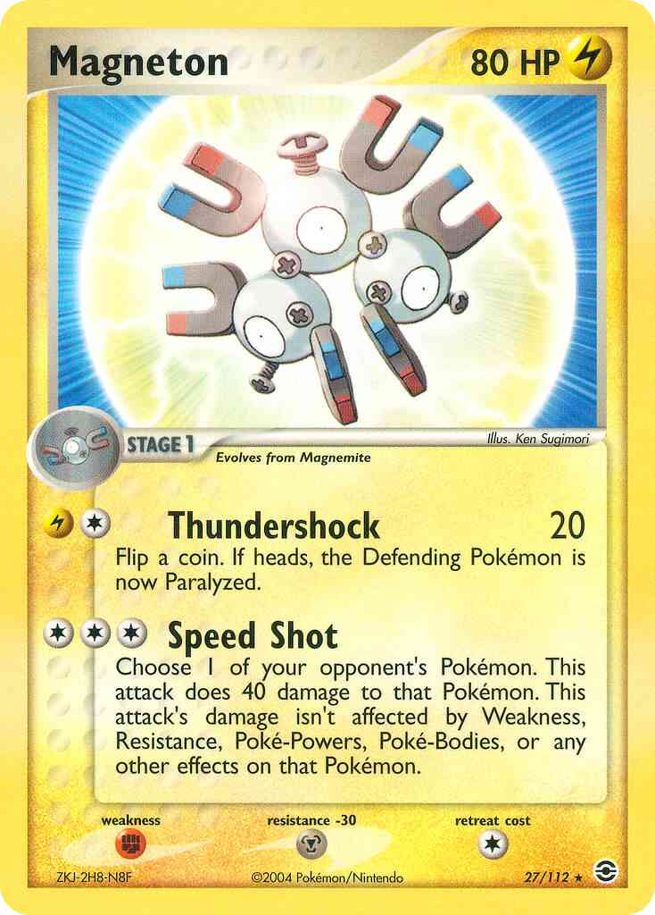 Magneton - 27/112 - Rare [ex6-27] [Non-Holo]