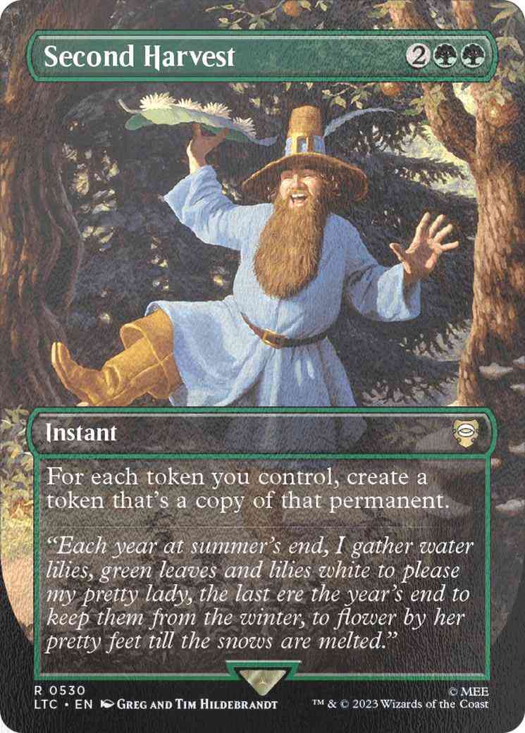 Second Harvest [530] [Borderless] [The Lord of the Rings: Tales of Middle-earth: Commander] [Silver Foil]