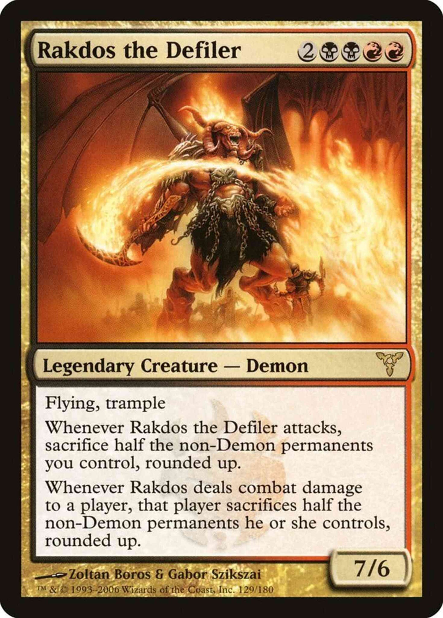 Rakdos the Defiler [129] [Dissension] [Non-Foil]