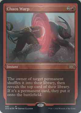 Chaos Warp [451] [Double Masters 2022] [Etched Foil]