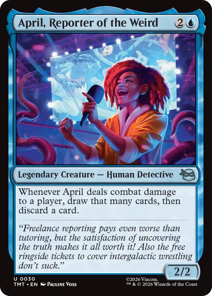 April, Reporter of the Weird [30] [Teenage Mutant Ninja Turtles] [Non-Foil]