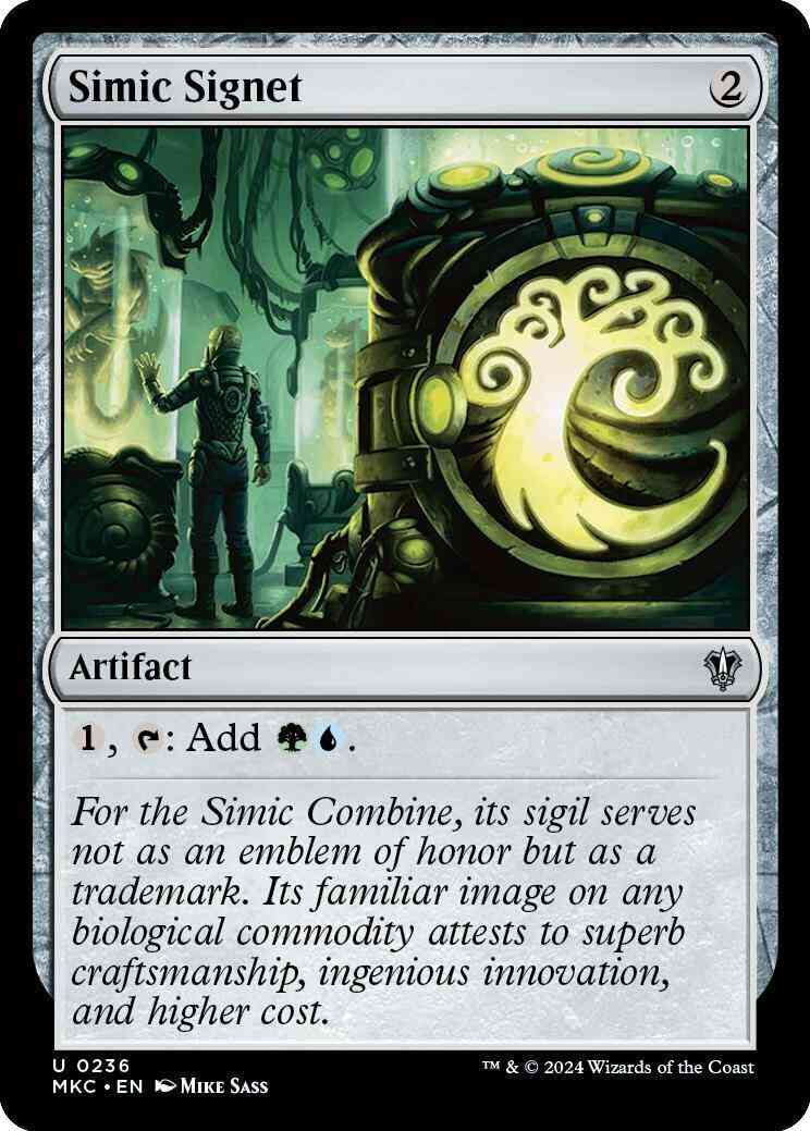 Simic Signet [236] [Murders at Karlov Manor: Commander] [Non-Foil]