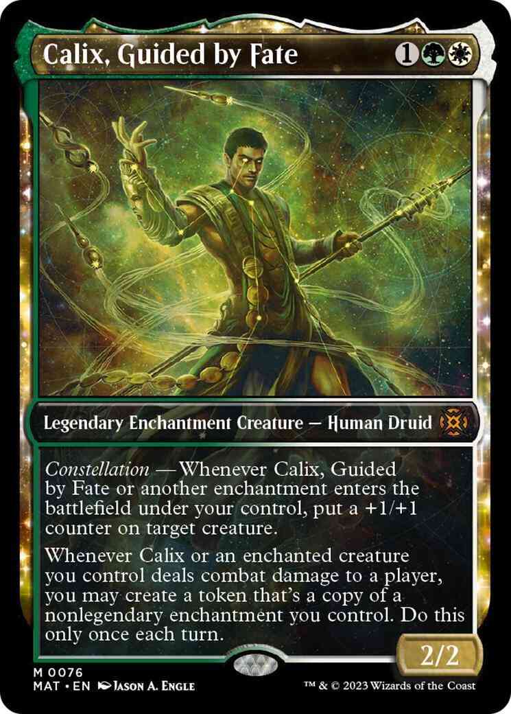 Calix, Guided by Fate [76] [Planar Showcase] [March of the Machine: The Aftermath] [Non-Foil]