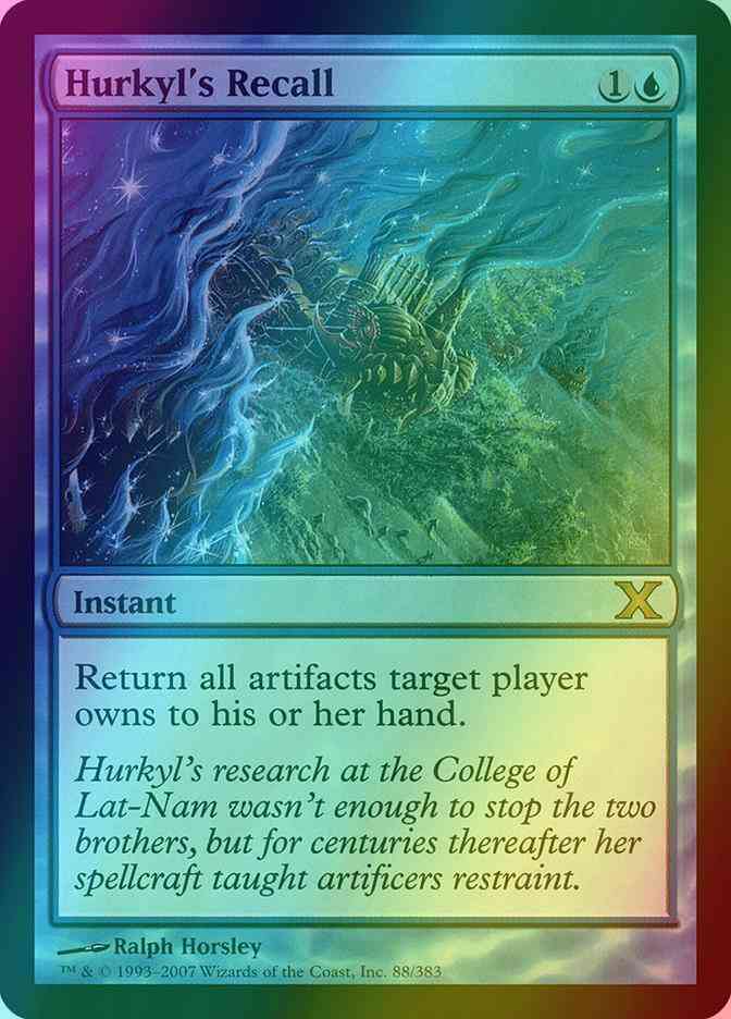 Hurkyl's Recall [88] [Tenth Edition] [Foil]