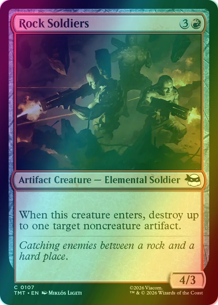 Rock Soldiers [107] [Teenage Mutant Ninja Turtles] [Foil]
