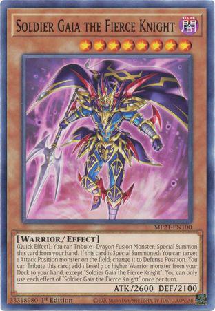 Soldier Gaia the Fierce Knight - MP21-EN100 - Common - 1st Edition