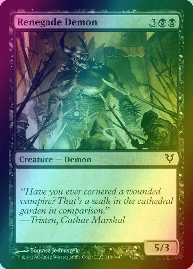 Renegade Demon [118] [Avacyn Restored] [Foil]