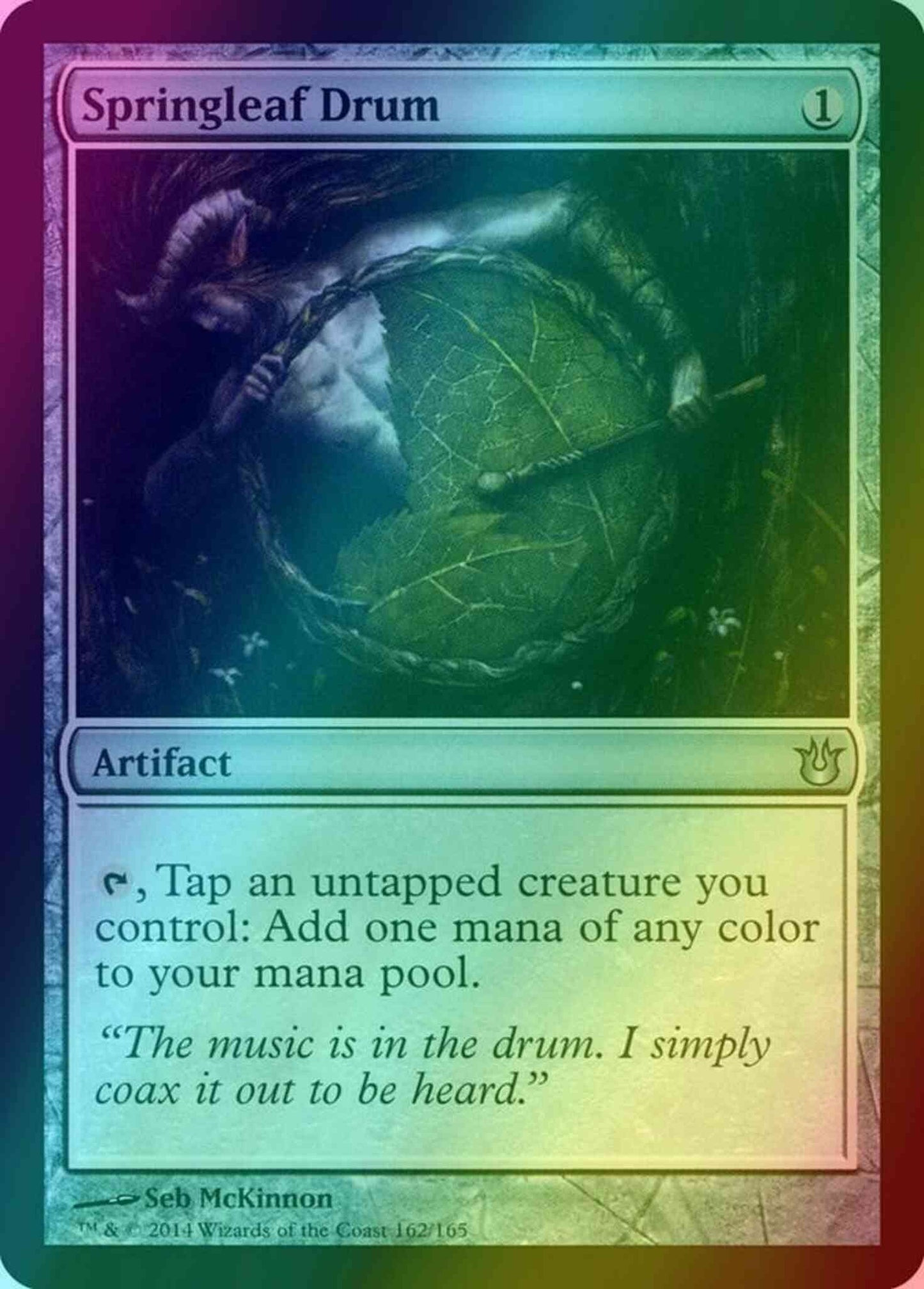 Springleaf Drum [162] [Born of the Gods] [Foil]