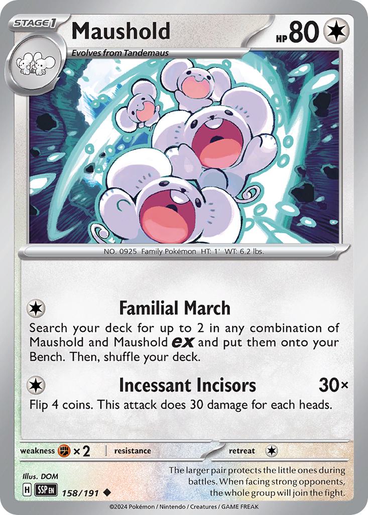 Maushold - 158/191 - Uncommon [sv08-158] [Non-Holo]