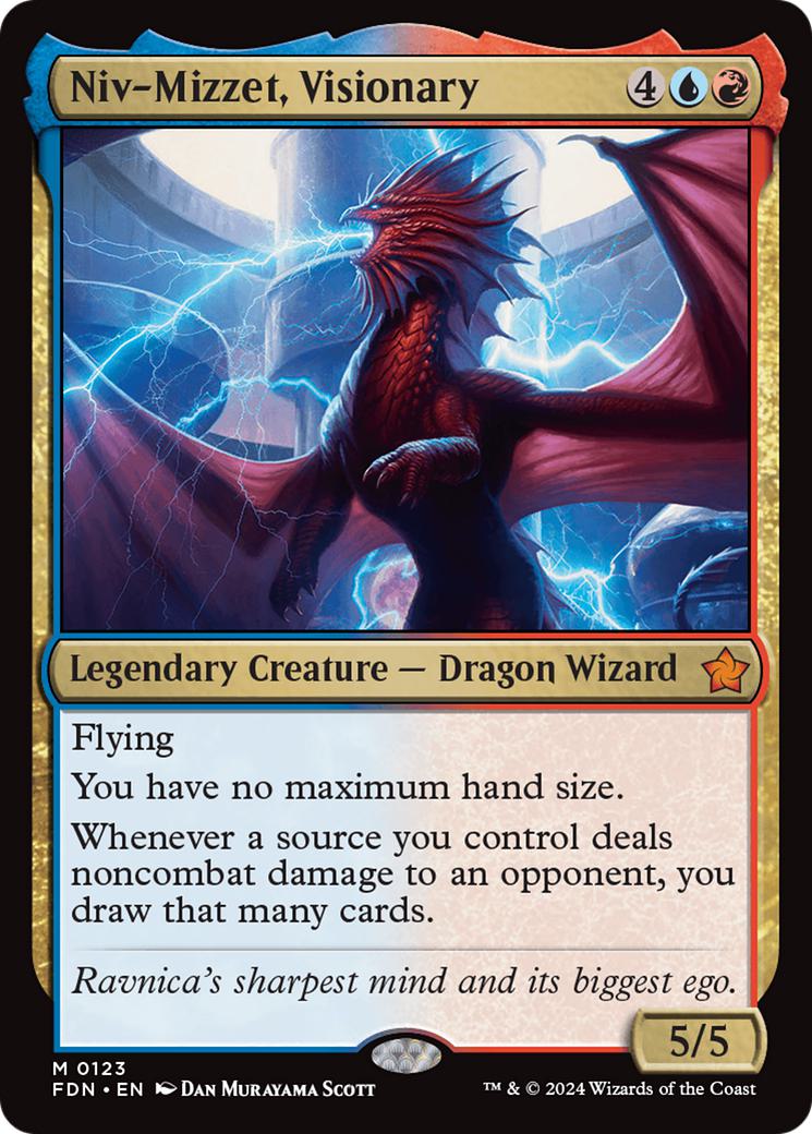 Niv-Mizzet, Visionary [123] [Foundations] [Non-Foil]