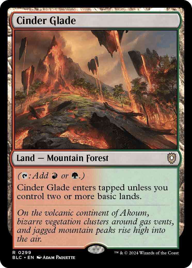 Cinder Glade [299] [Bloomburrow: Commander] [Non-Foil]