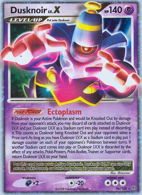 Dusknoir - 96/100 - Rare Holo Lv.X [dp7-96] [Ultra]