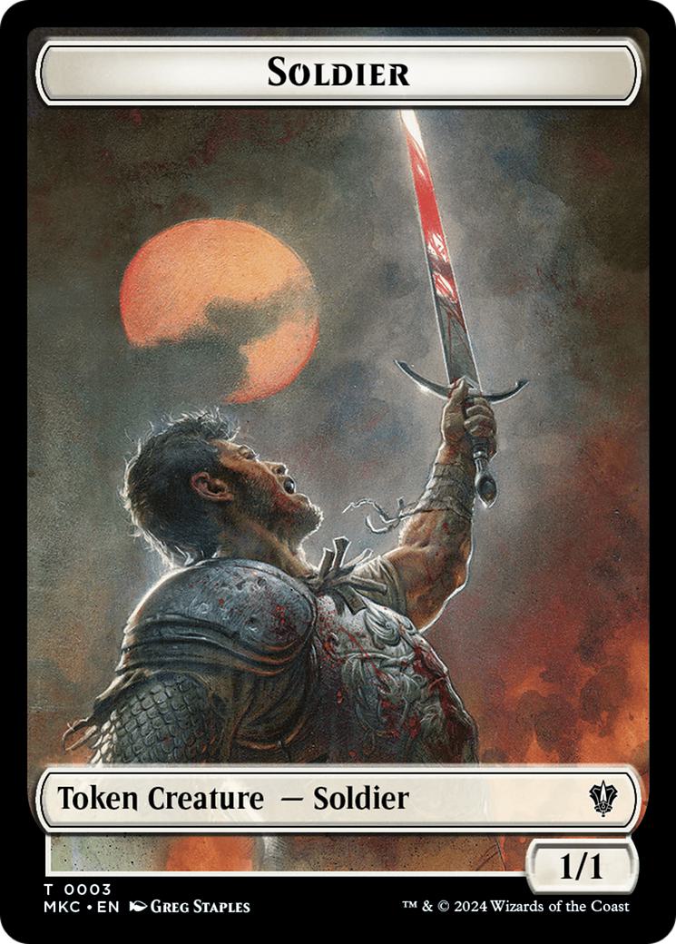 Construct Token (23) // Soldier Token (03) [Murders at Karlov Manor: Commander: Tokens] [Non-Foil]