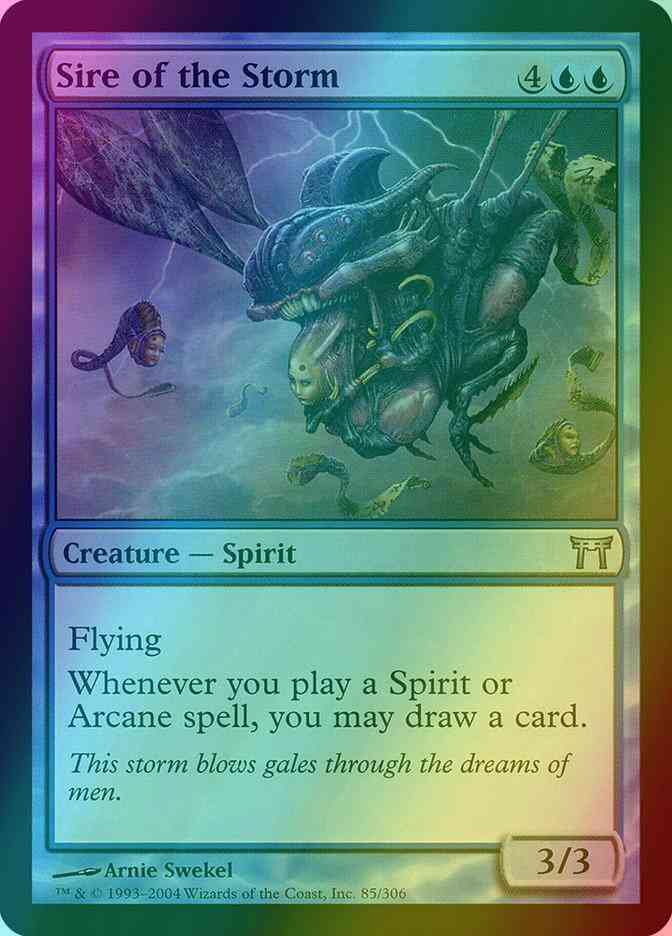 Sire of the Storm [85] [Champions of Kamigawa] [Foil]