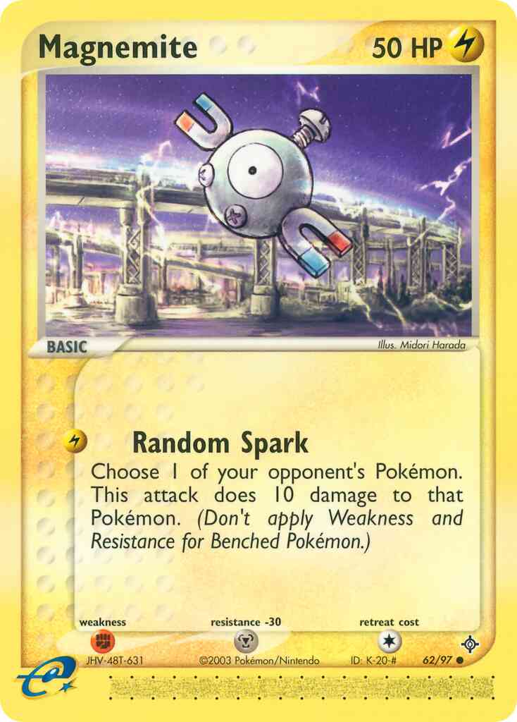 Magnemite - 62/97 - Common [ex3-62] [Reverse Holo]
