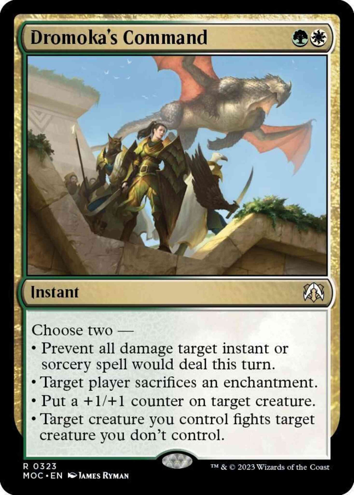 Dromoka's Command [323] [March of the Machine: Commander] [Non-Foil]
