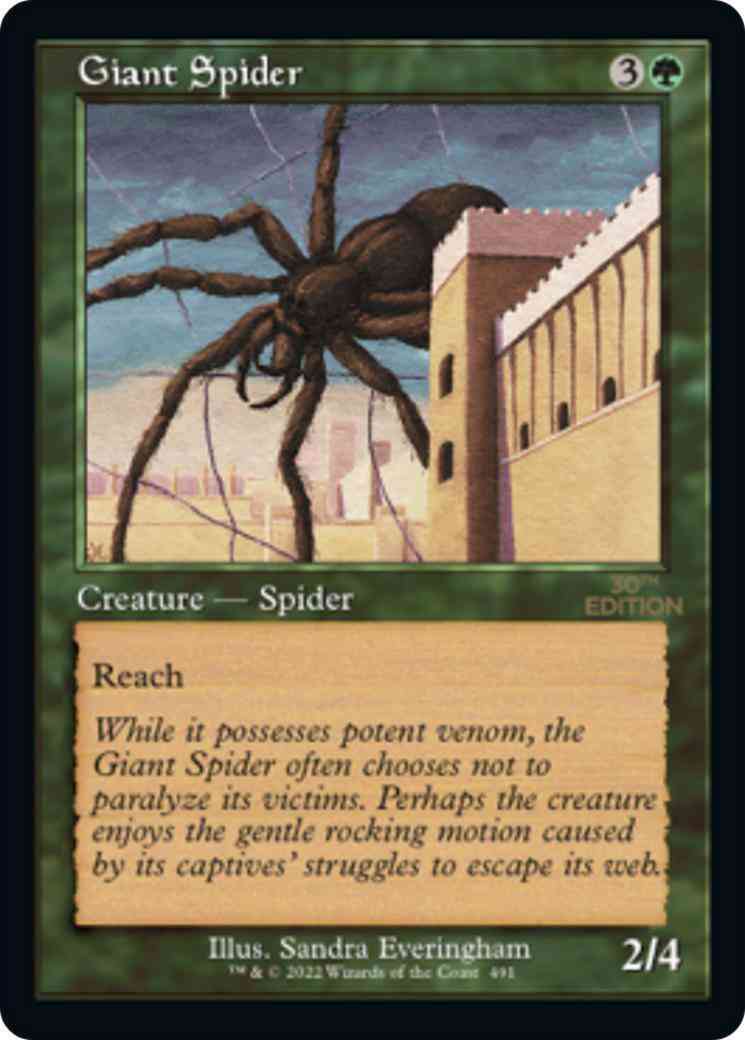 Giant Spider [491] [Retro Frame] [30th Anniversary Edition] [Non-Foil]