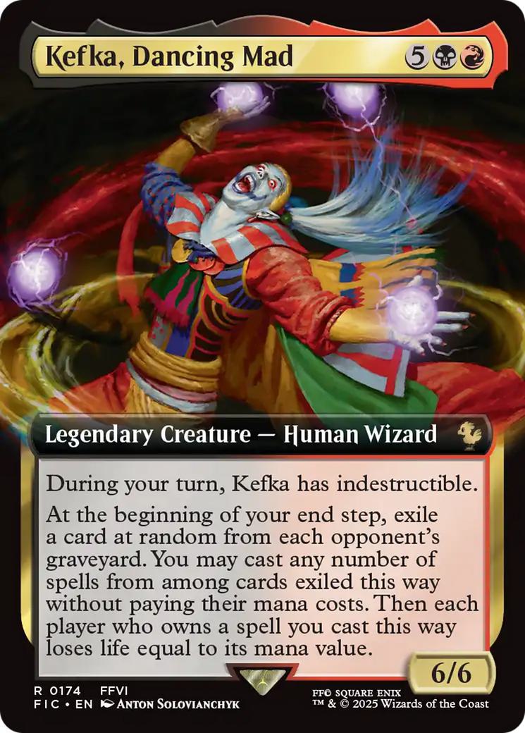 Kefka, Dancing Mad [174] [Extended Art] [FINAL FANTASY: Commander] [Non-Foil]