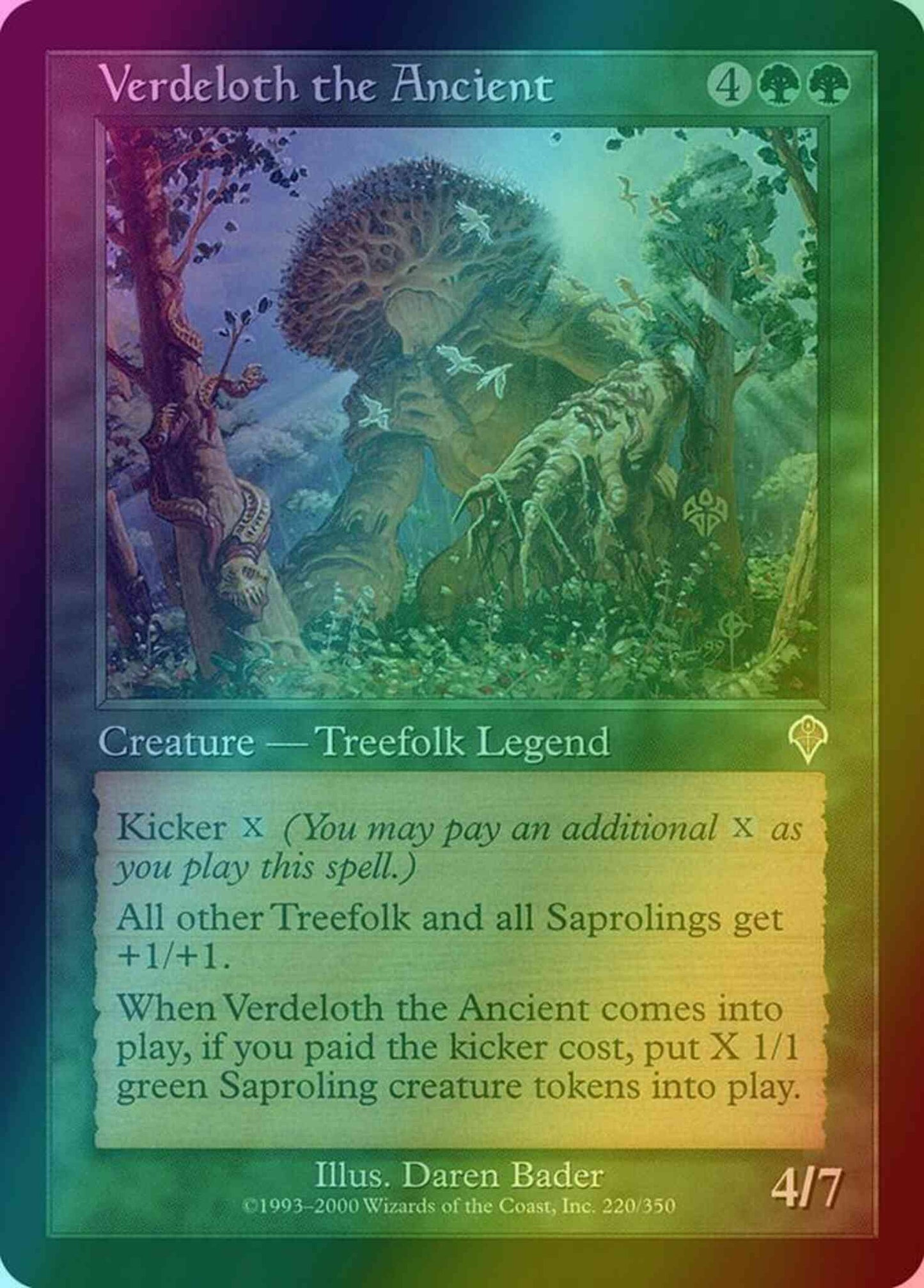 Verdeloth the Ancient [220] [Invasion] [Foil]