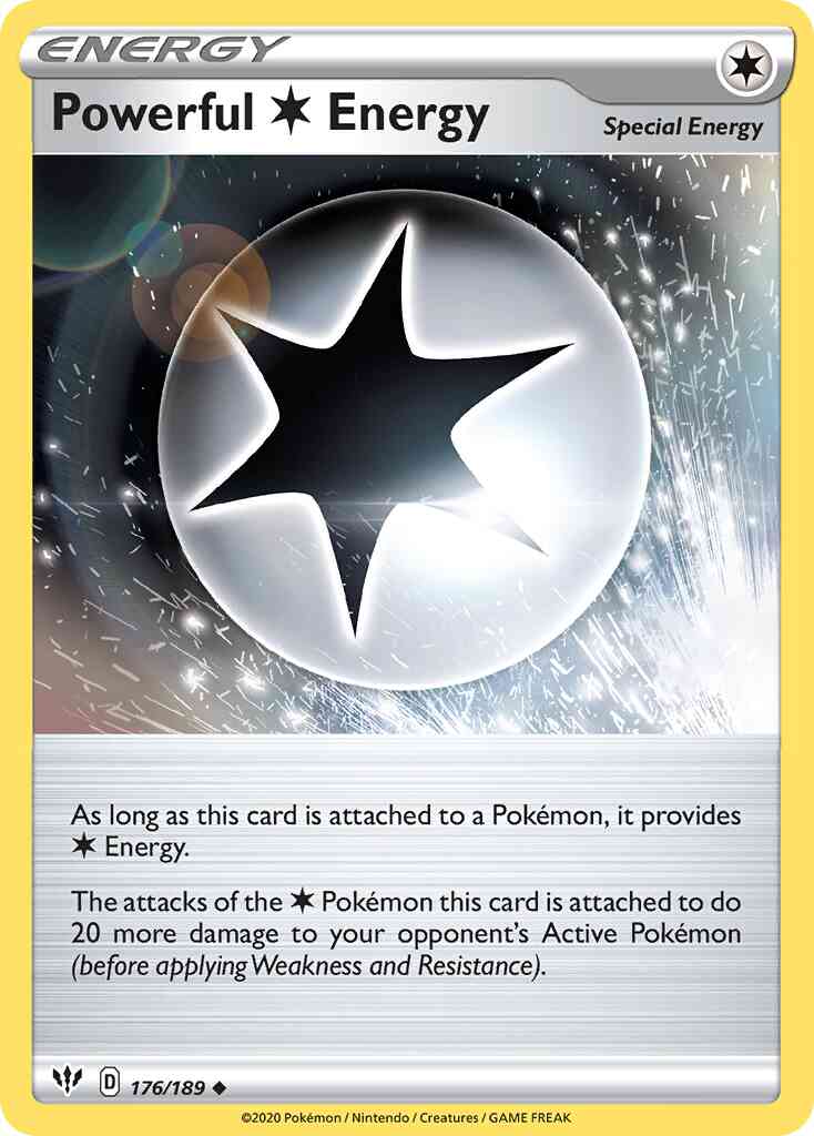 Powerful Colorless Energy - 176/189 - Uncommon [swsh3-176] [Reverse Holo]