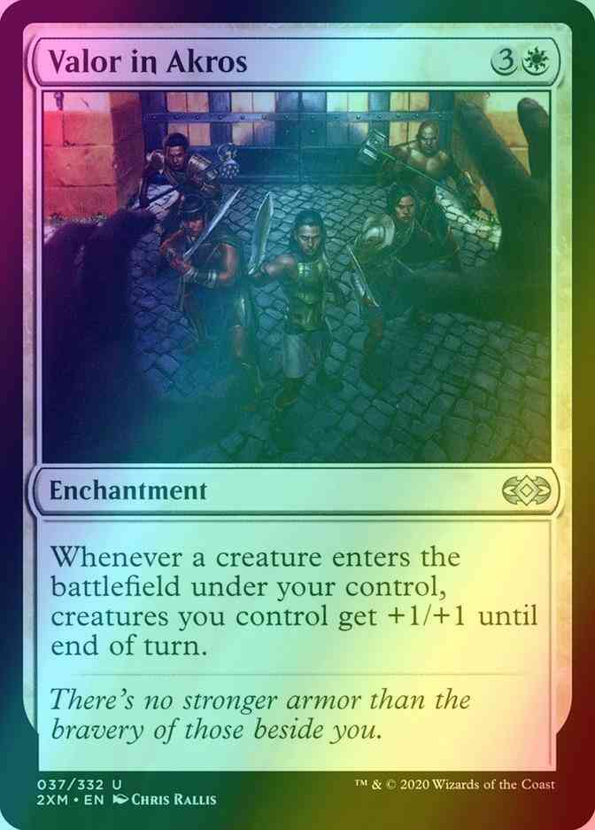 Valor in Akros [37] [Double Masters] [Foil]