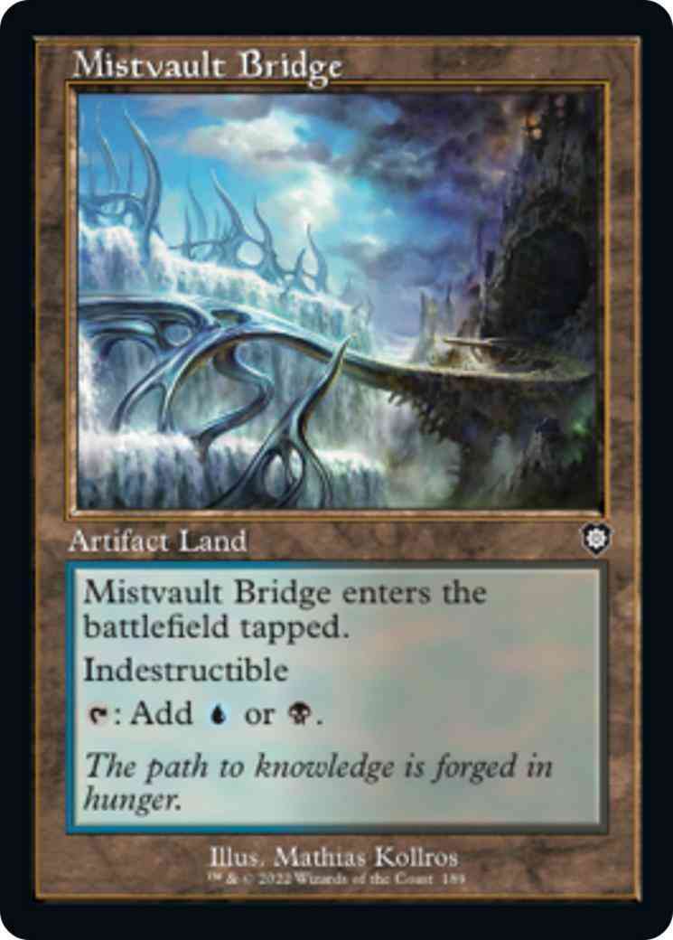 Mistvault Bridge [189] [Retro Frame] [The Brothers' War: Commander] [Non-Foil]
