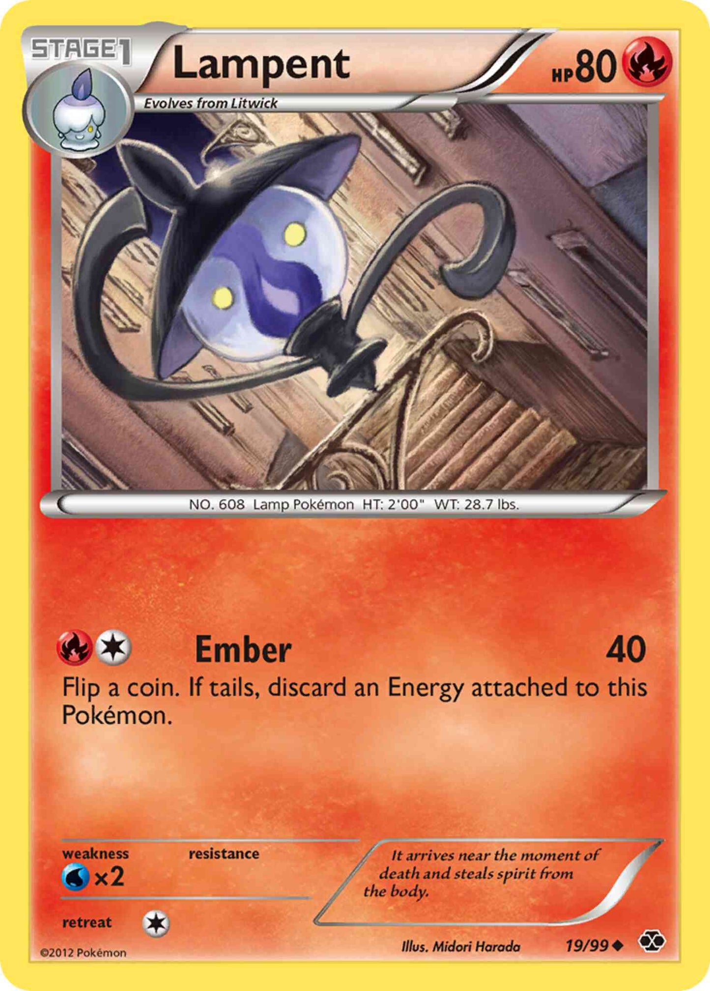 Lampent - 19/99 - Uncommon [bw4-19] [Non-Holo]