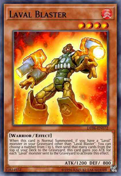 Laval Blaster - HA06-EN036 - Super Rare - 1st Edition