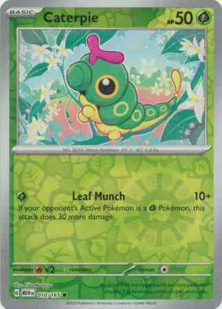Caterpie - 010/165 - Common [sv035-010] [Reverse Holo]