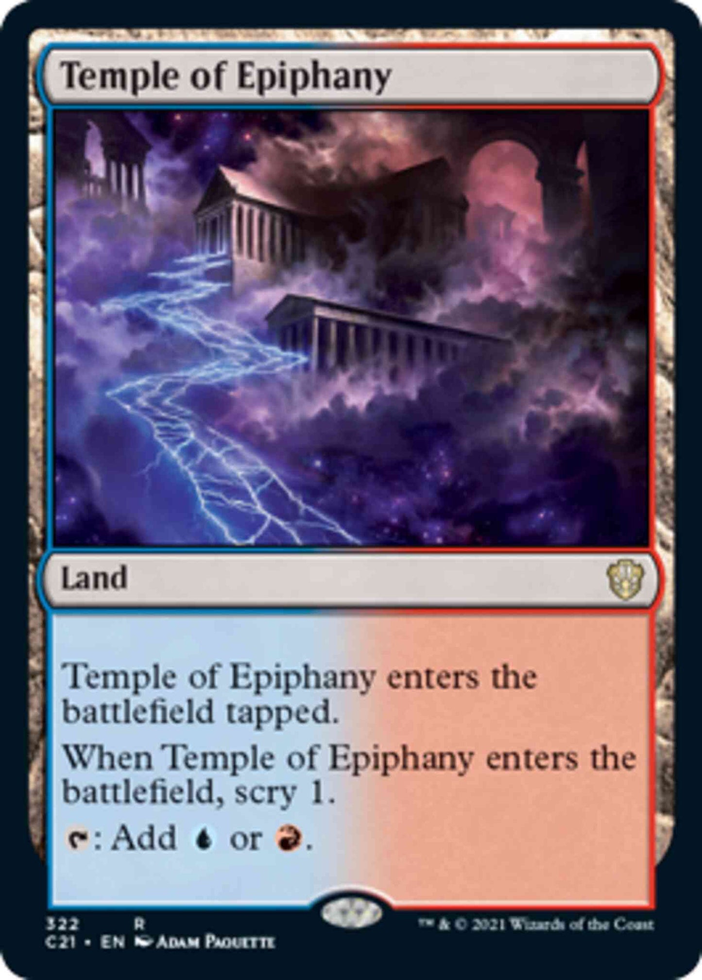 Temple of Epiphany [322] [Commander 2021] [Non-Foil]