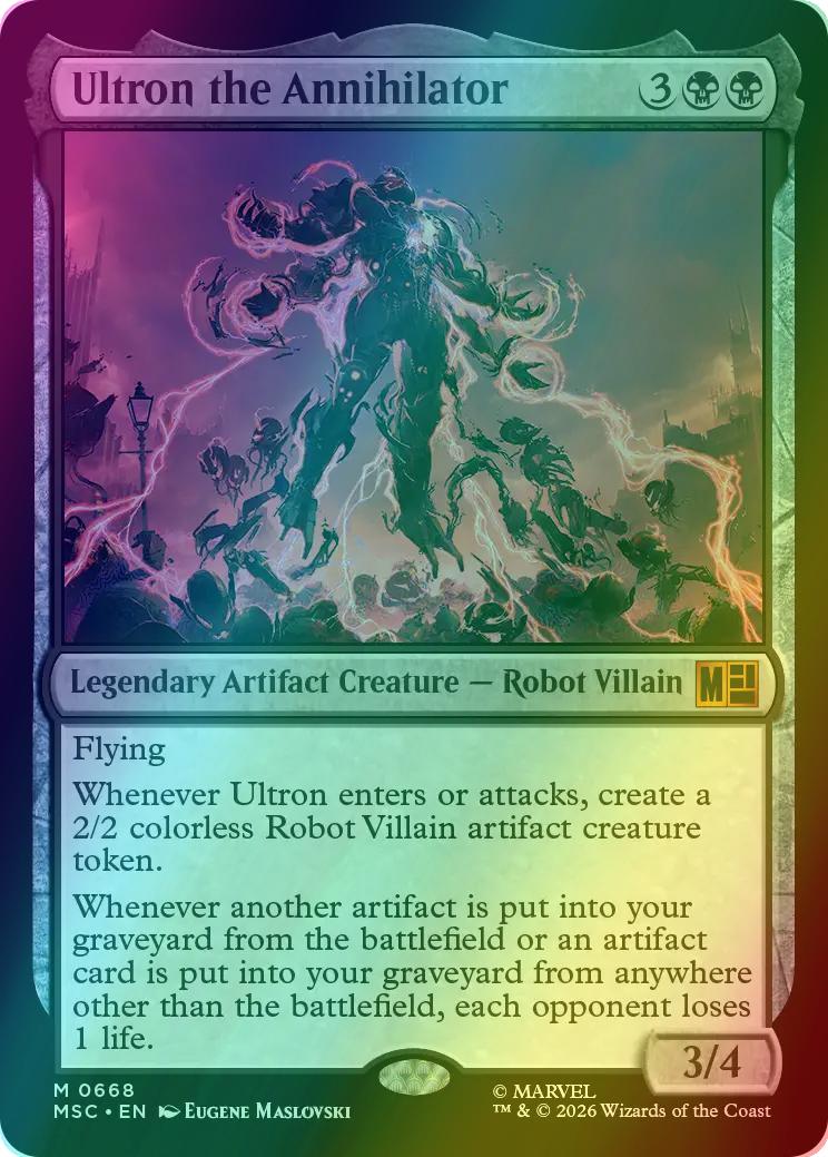 Ultron the Annihilator [668] [Jumpstart] [Marvel Super Heroes: Commander] [Foil]