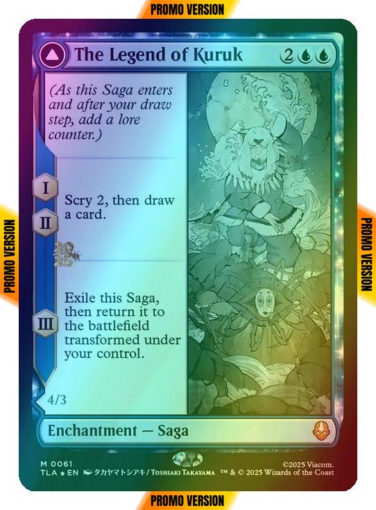 The Legend of Kuruk // Avatar Kuruk [61s] [Prerelease] [Avatar: The Last Airbender: Promos] [Foil]
