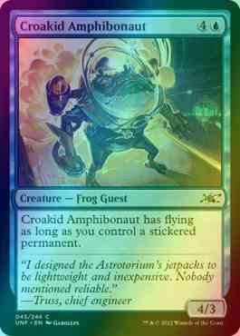Croakid Amphibonaut [43] [Unfinity] [Foil]