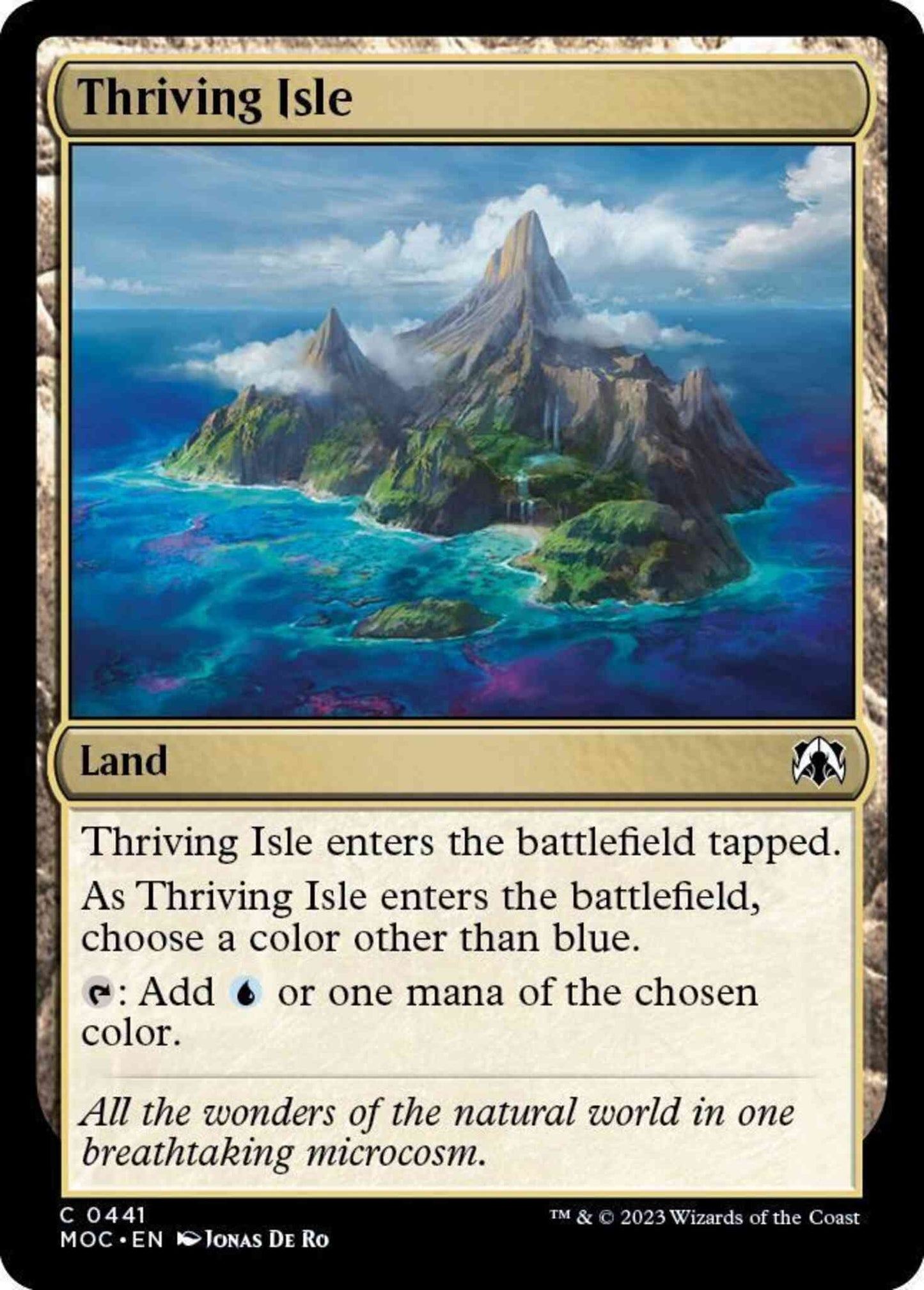 Thriving Isle [441] [March of the Machine: Commander] [Non-Foil]