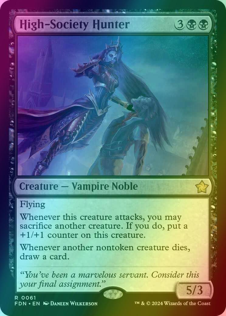 High-Society Hunter [61] [Foundations] [Foil]