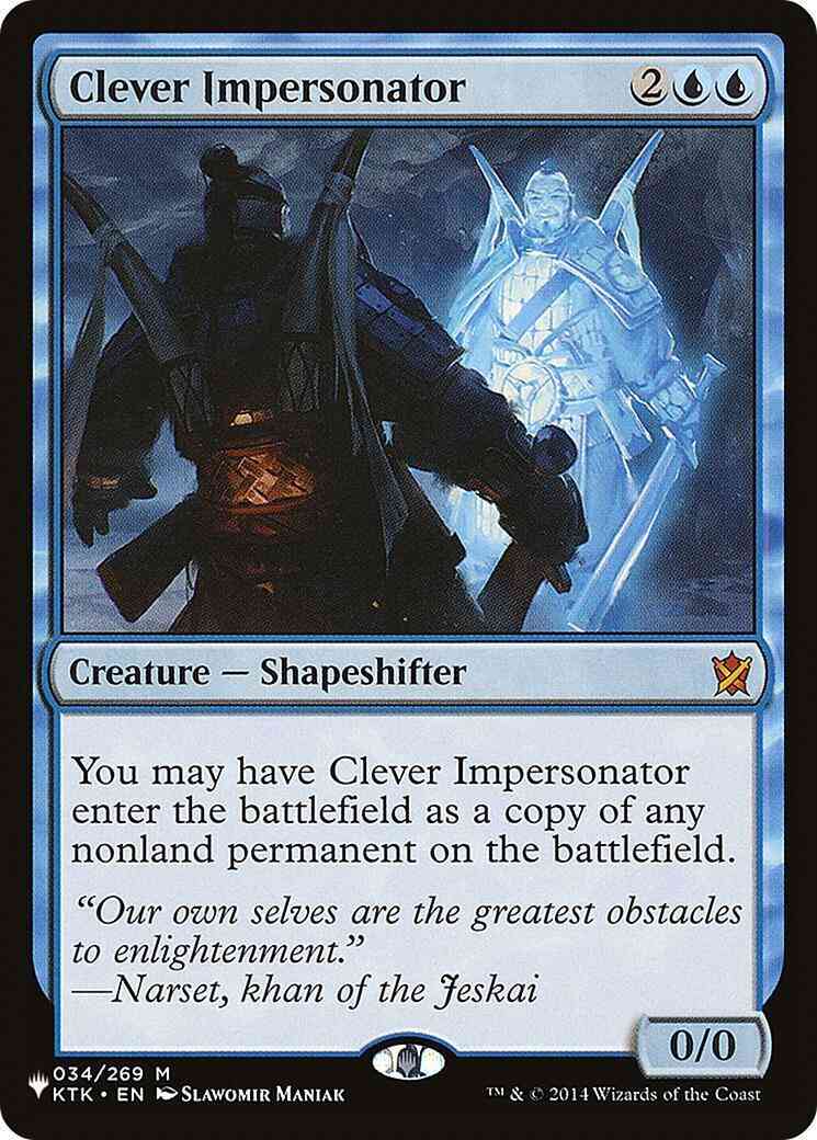 Clever Impersonator [KTK-34] [The List] [Non-Foil]