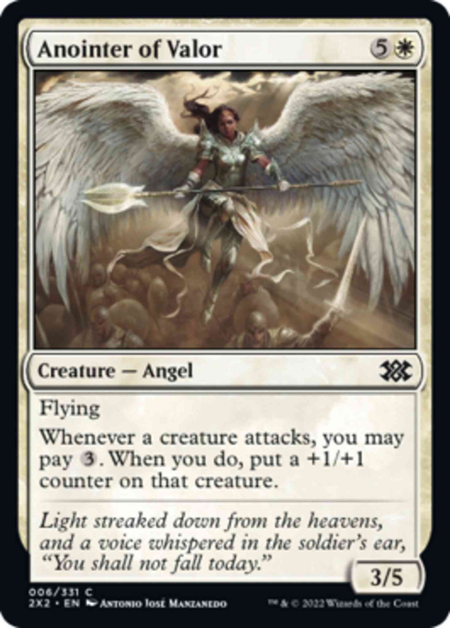 Anointer of Valor [6] [Double Masters 2022] [Non-Foil]
