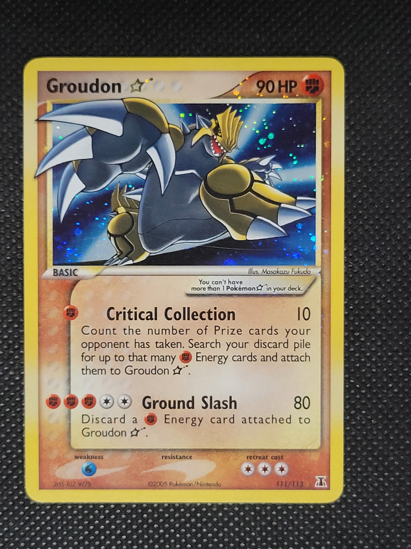 Groudon Star — Rare Holo — ID 18103