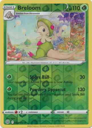 Breloom - 004/172 - Rare [swsh9-004] [Reverse Holo]