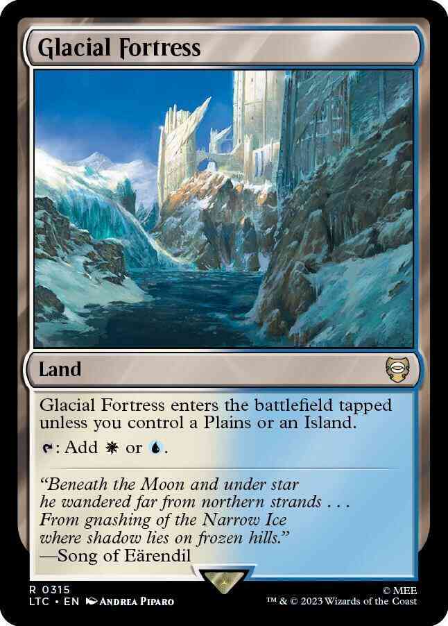 Glacial Fortress [315] [The Lord of the Rings: Tales of Middle-earth: Commander] [Non-Foil]
