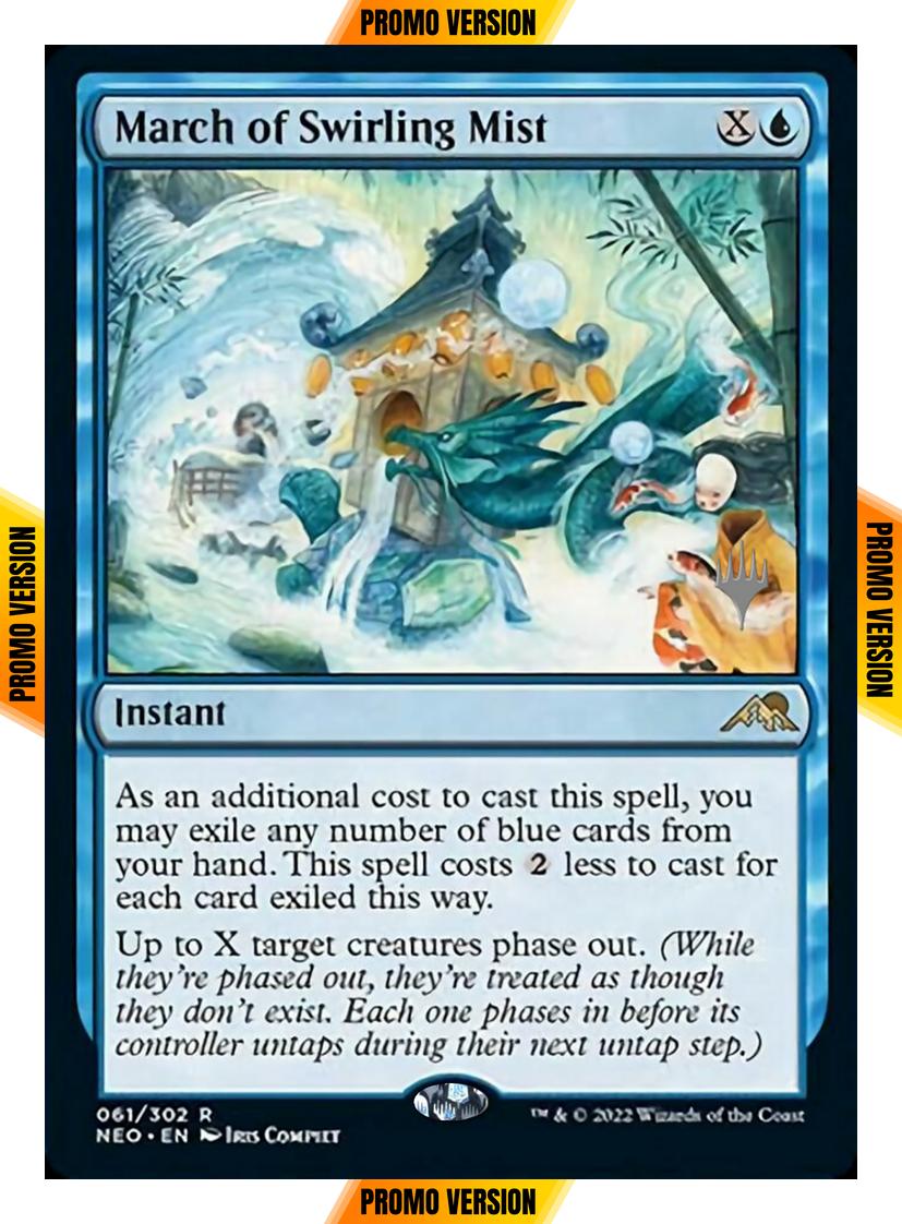 March of Swirling Mist [Promo Pack] [61p] [Kamigawa: Neon Dynasty: Promos] [Non-Foil]
