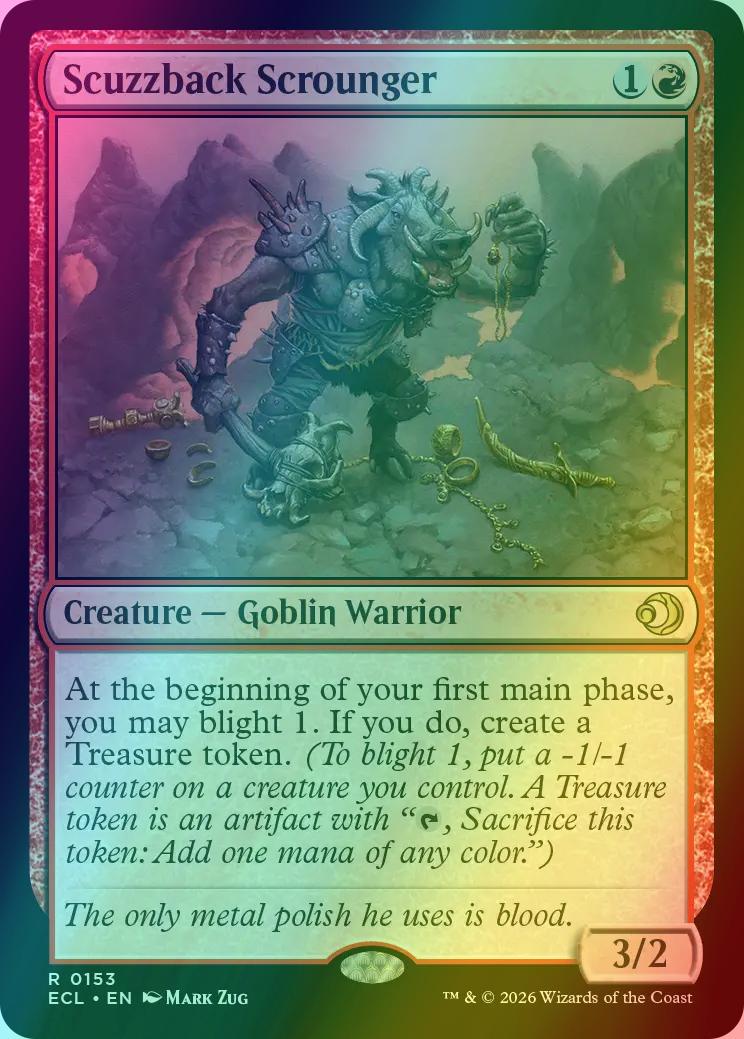 Scuzzback Scrounger [153] [Lorwyn Eclipsed] [Foil]