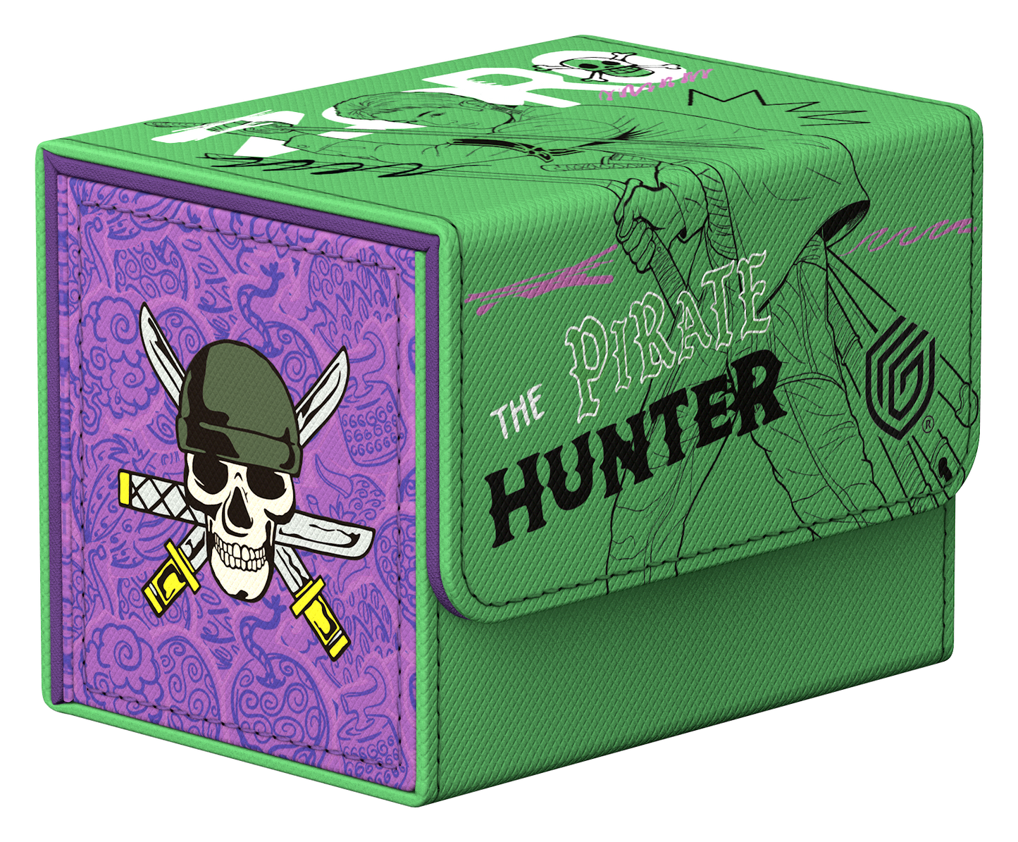 Ultimate Guard Sidewinder Xenoskin Deck Case - 80+ - One Piece - Zoro